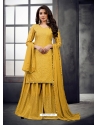 Yellow Designer Festive Wear Wedding Suit