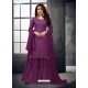 Purple Designer Festive Wear Wedding Suit