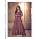 Old Rose Readymade Designer Wedding Wear Real Georgette Anarkali Suit