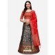 Grey Designer Wedding Wear Lehenga Choli