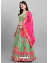 Sea Green Designer Wedding Wear Lehenga Choli