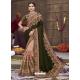 Mehendi Designer Wedding Wear Fancy Georgette Sari