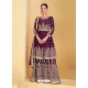 Purple Designer Heavy Georgette Embroidered Salwar Suit