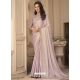 Mauve Designer Bridal Wedding Wear Sari