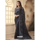 Black Designer Bridal Wedding Wear Sari