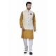 Corn Exclusive Readymade Linen Blend Kurta Pajama With Jacket