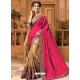 Rani Designer Wedding Wear Sari