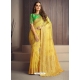Corn Designer Wedding Wear Fancy Fabric Sari