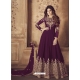 Purple Designer Party Wear Faux Georgette Anarkali Suit