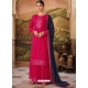 Rani Readymade Designer Airtex Faux Georgette Embroidered Palazzo Salwar Suit