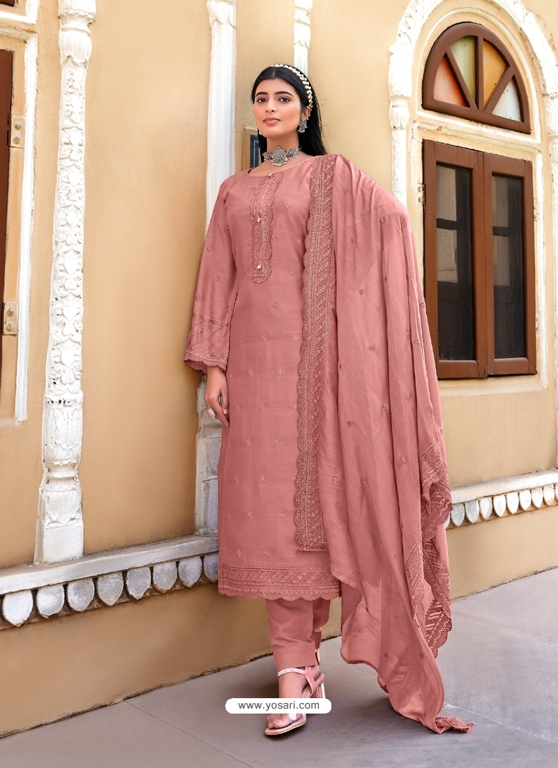 rose salwar kameez