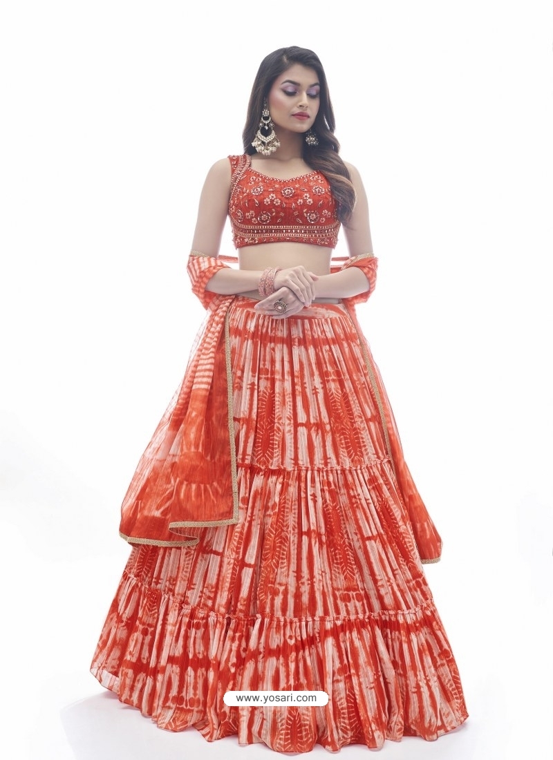 Red Readymade Designer Jacquard Wedding Wear Lehenga Choli