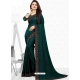 Teal Designer Wedding Wear Sari