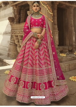 Rani Designer Silk Bridal Wear Lehenga Choli