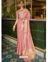 Pink Designer Wedding Wear Sari