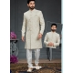 Off White Premium Men's Designer Italian Indo Western Sherwani