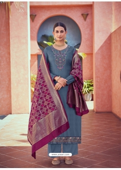 Pigeon Premium Designer Heavy Tusser Silk Salwar Suit