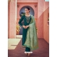 Teal Premium Designer Heavy Tusser Silk Salwar Suit