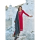 Rose Red Premium Designer Fancy Chinon Sequins Salwar Suit