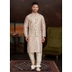 Off White Exclusive Readymade Malai Silk Kurta Pajama With Jacket