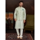 Olive Green Exclusive Readymade Malai Silk Kurta Pajama With Jacket