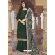 Dark Green Premium Designer Georgette Salwar Suit