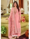 Pink Premium Designer Viscose Silk Salwar Suit