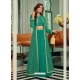 Aqua Mint Readymade Designer Party Wear Heavy Chinon Wedding Suit