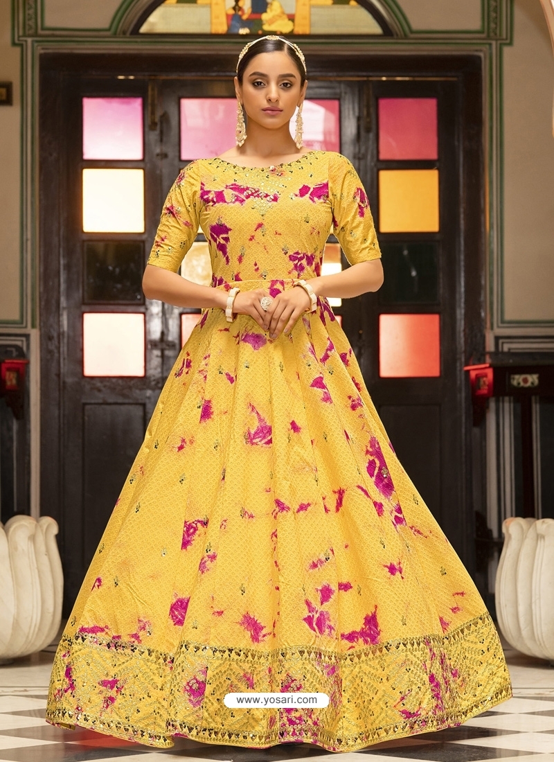 Yellow Fashion Gowns Online Shopping for Women at Low Prices