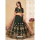 Dark Green Designer Heavy Silk Wedding Wear Lehenga Choli