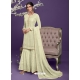 Light Yellow Fabulous Designer Georgette Sharara Suit