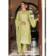 Green Fabulous Designer Georgette Palazzo Suit