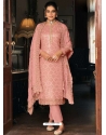 Baby Pink Fabulous Designer Georgette Palazzo Suit