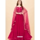 Rani Readymade Designer Wedding Wear Faux Georgette Anarkali Suit