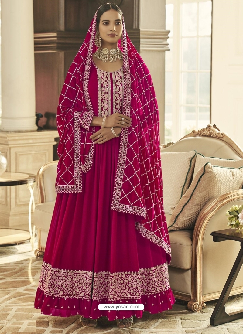 Rani Designer Blooming Georgette Anarkali Suit