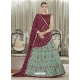 Sea Green Designer Wedding Wear Lehenga Choli