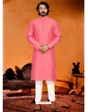 Peach Exclusive Readymade Kurta Pajama