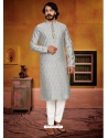 Silver Exclusive Readymade Kurta Pajama