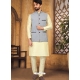 Silver Exclusive Readymade Kurta Pajama With Jacket