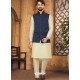 Navy Blue Exclusive Readymade Kurta Pajama With Jacket