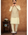 Taupe Exclusive Readymade Kurta Pajama With Jacket