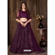 Purple Designer Wedding Wear Lehenga Choli