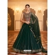 Dark Green Designer Wedding Wear Lehenga Choli