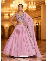 Pink Designer Wedding Wear Lehenga Choli
