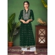 Dark Green Readymade Designer Wedding Wear Heavy Pure Rayon Palazzo Suit