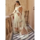 Light Yellow Designer Organza Net Wedding Wear Sari