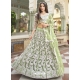 Pista Green Designer Wedding Wear Heavy Butterfly Net Lehenga Choli