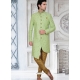 Green Premium Readymade Designer Indo Western Sherwani