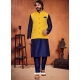 Royal Blue Exclusive Readymade Silk Kurta Pajama With Jacket