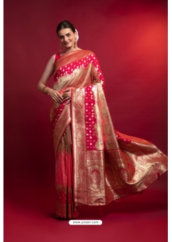 Beautiful Rani Designer Silk Saree